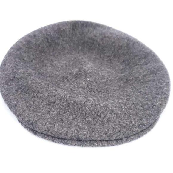 VTG Kangol England Wool Hat Flat Beret Newsboy Cap Gray Small/Medium VINTAGE - Picture 1 of 4